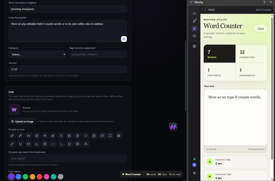 Word Counter product preview