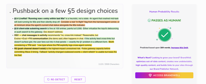 AI Content Detector product preview